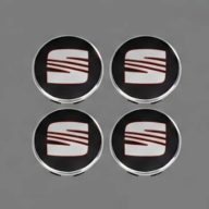 Seat felni kupak 56 mm 5F0601171 fekete-piros