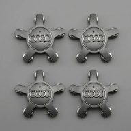 Audi felnikupak csillag 135 mm sötét szürke