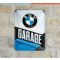 BMW Garage / Fém Képeslap ( 10 x 14 CM )
