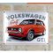 Volkswagen GTI 1976 ( 30 x 40 Fémtábla )