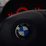 BMW kormány embléma kék-fehér  45 mm